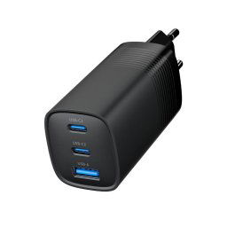 GEMBIRD PD töltő 1xUSB-A 2xUSB-C 67W fekete