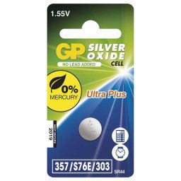 GP 357F1 Ultra Plus (SR44, 11,6 x 5,4 mm) - 1 db