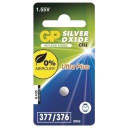 GP 377F1 Ultra Plus (SR66, 6,8 x 2,6 mm) - 1 db