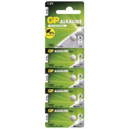 GP LR41 (GP192, 7,9 x 3,6 mm) - 5 db