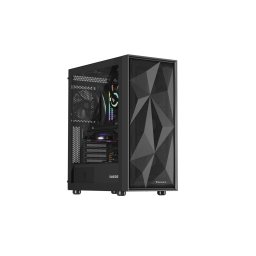 Genesis DIAXID 605F/Midi Tower/Transpar/Fekete számítógépház