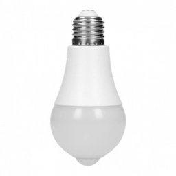 LED izzó Virone E27, 230V, 12W, 1480lm, 4000k, semleges fehér, 25000h, mozgásérzékelővel