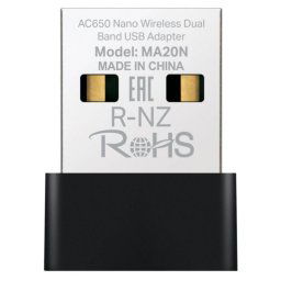 MERCUSYS MA20N - AC650 vezeték nélküli kétsávos USB Nano adapter