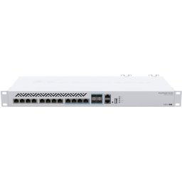 MikroTik Cloud Router Switch CRS312-4C 8XG-RM, 650MHz CPU, 64MB, 1xGLAN, 8x10G, 4x10G Combo, slot, incl. L5