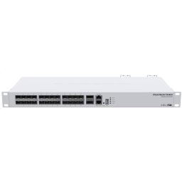 MikroTik Cloud Router Switch CRS326-24S 2Q RM, 650MHz CPU, 64MB, 1x10/100, 24x10G, 2x40G, USB-vel együtt. L5