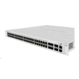 MikroTik Cloud Router Switch CRS354-48P-4S 2Q RM, 650MHz CPU, 64MB, 1x10/100, 48xGLAN(PoE), 4xSFP , 2xQSFP, incl. L5