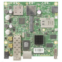 MikroTik RouterBOARD RB922UAGS-5HPacD, 720MHz CPU, 128MB RAM, 1x LAN, 1x SFP slot, 1xminiPCIe slot SIM, incl.L4