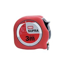 Mérőszalag 3m/16mm piros kártyán
