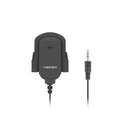 Natec Fox mikrofon, öntapadós rögzítés, 3,5 mm-es csatlakozó, 1,8m