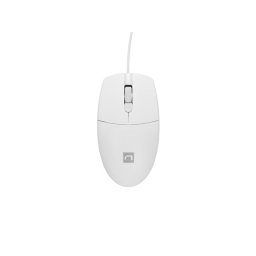 Natec optikai egér RUFF 2/1 000 DPI/Office/Optikai/1 000 DPI/Vezeték nélküli USB/Fehér