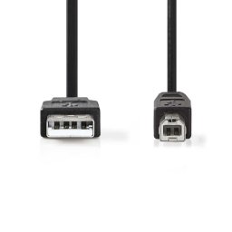 Nedis CCGB60100BK30 - USB 2.0 kábel | A dugó - B dugó | 3 m | Fekete