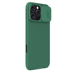 Nillkin CamShield PRO mágneses hátlap Apple iPhone 16 Pro Max készülékhez Sötétzöld