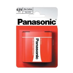 PANASONIC cink-szén akkumulátorok vörös cink 3R12RZ / 1BP lapos 4, 5V (buborékfólia 1db)