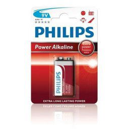 Philips 9V PowerLife elem, lúgos - 1db