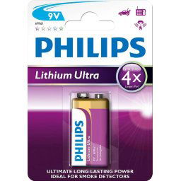 Philips 9V Ultra lítium akkumulátor