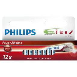 Philips AAA Power alkáli elemek - 12db