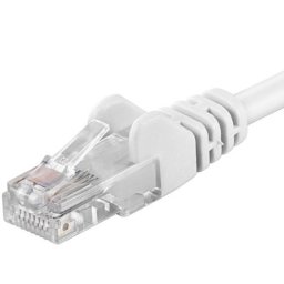 PremiumCord Patch kábel UTP RJ45-RJ45 CAT6 1.5m fehér