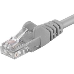 PremiumCord Patch kábel UTP RJ45-RJ45 CAT6 50m szürke