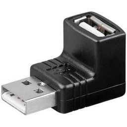 PremiumCord USB szűkítő A-A, hím/női 90°-os szűkítő