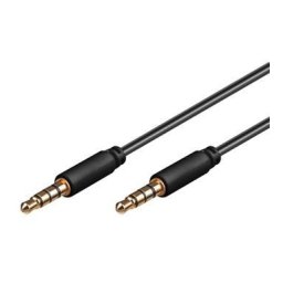 PremiumCord kábel Jack 3,5 mm-es 4 tűs M/M, 2m