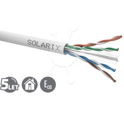 Solarix CAT6 UTP PVC Eca 500m/tekercs SXKD-6-UTP-PVC kábel Solarix CAT6 UTP PVC 500m/tekercs