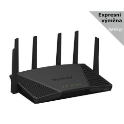 Synology RT6600ax MESH WiFi6 router (AX6000, 2, 4GHz/5GHz, 3xGbELAN, 1x2, 5GbELAN, 1xGbEWAN, 1xUSB3.2)