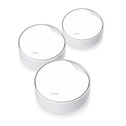 TP-Link Deco X50-PoE (3-as csomag) WiFi6 Mesh (AX3000, 2, 4GHz/5GHz, 1x2, 5GbELAN/WAN, 1xGbELAN/WAN, 1xPoE)