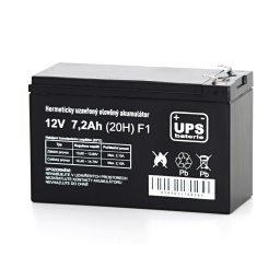 UPS akkumulátor 12V 7,2Ah F1