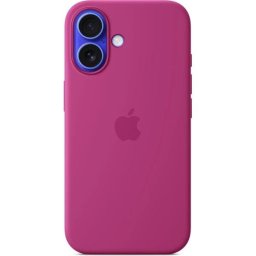 iPhone 16 szilikon tok MS-szel - Fukszia