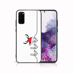 PROTEMIO MY ART Karácsonyi kivitelű borító Samsung Galaxy S20 HOHOHO (073)