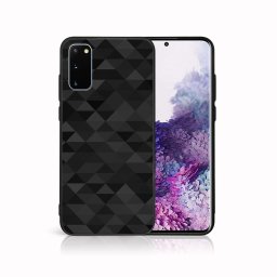 PROTEMIO MY ART Védőburkolat a Samsung-hoz Galaxy S20 BLACK TRIANGLES (232)