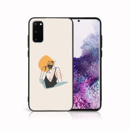 PROTEMIO MY ART Védőburkolat a Samsung-hoz Galaxy S20 WOMAN (197)