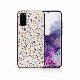 PROTEMIO MY ART Védőburkolat a Samsung-hoz Galaxy S20 BEIGE TERRAZZO (162)