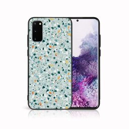PROTEMIO MY ART Védőburkolat a Samsung-hoz Galaxy S20 BLUE TERRAZZO (164)