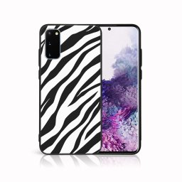 PROTEMIO MY ART Védőburkolat a Samsung-hoz Galaxy S20 ZEBRA (237)
