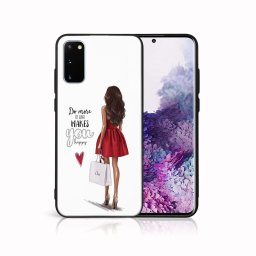 PROTEMIO MY ART Védőburkolat a Samsung-hoz Galaxy S20 RED DRESS (137)