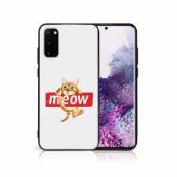PROTEMIO MY ART Védőburkolat Samsung Galaxy S20 Plus MEOW (183)-hoz