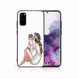 PROTEMIO MY ART Védőburkolat a Samsung-hoz Galaxy S20 Plus BABA GIRL (111)