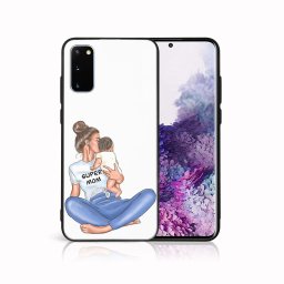 PROTEMIO MY ART Védőburkolat a Samsung-hoz Galaxy S20 Plus SUPERMOM (112)