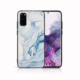 PROTEMIO MY ART Védőburkolat a Samsung-hoz Galaxy S20 Plus LIGHT BLUE (149)
