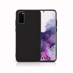 PROTEMIO MY ART Védőburkolat a Samsung-hoz Galaxy S20 Plus CARBON (231)