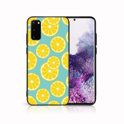 PROTEMIO MY ART Védőburkolat a Samsung-hoz Galaxy S20 Plus LEMON (121)