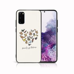 PROTEMIO MY ART Védőburkolat a Samsung-hoz Galaxy S20 Plus BUTTERFLIES (240)