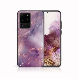 PROTEMIO MY ART Védőburkolat a Samsung-hoz Galaxy S20 Ultra PURPLE (148)