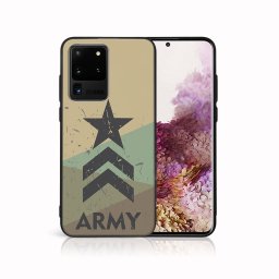PROTEMIO MY ART Védőburkolat a Samsung-hoz Galaxy S20 Ultra ARMY (236)