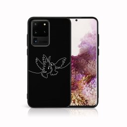 PROTEMIO MY ART Védőburkolat a Samsung-hoz Galaxy S20 Ultra WHITE DOVE (195)