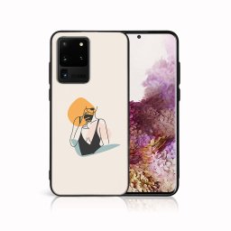 PROTEMIO MY ART Védőburkolat a Samsung-hoz Galaxy S20 Ultra WOMAN (197)