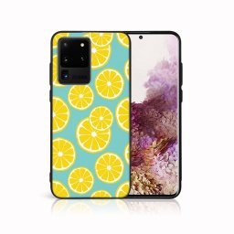 PROTEMIO MY ART Védőburkolat a Samsung-hoz Galaxy S20 Ultra LEMON (121)
