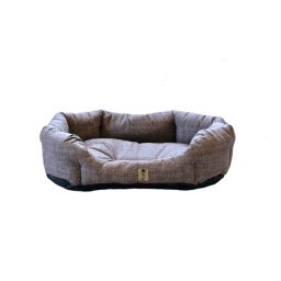 Petsy Bobík pamut kutyafekhely - barnás-szürke - 65 cm