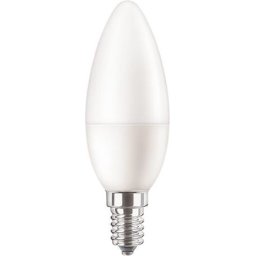PHILIPS LED izzó, E14, gyertya, B35, 5W, 470lm, 2700K, PHILIPS "CorePro"